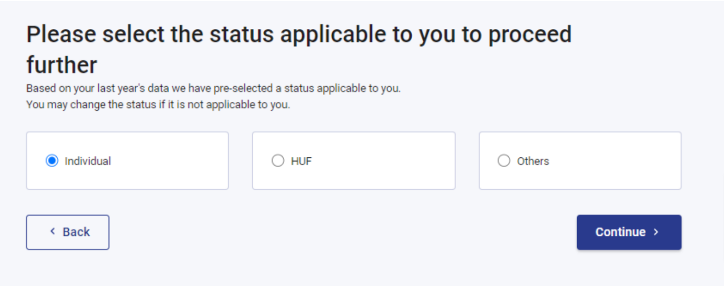 Select Status
