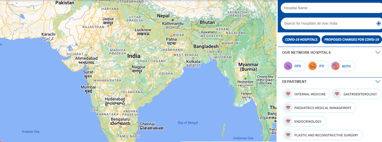 Arogya Sanjeevani Policy - Cashless Hospitalisation